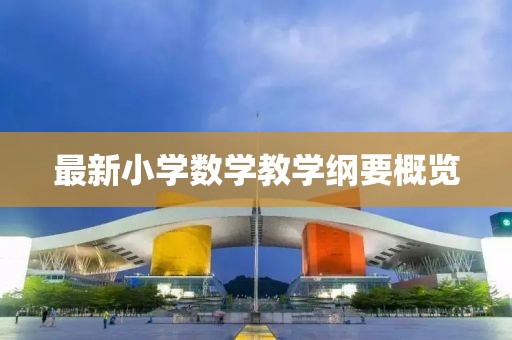 最新小学数学教学纲要概览