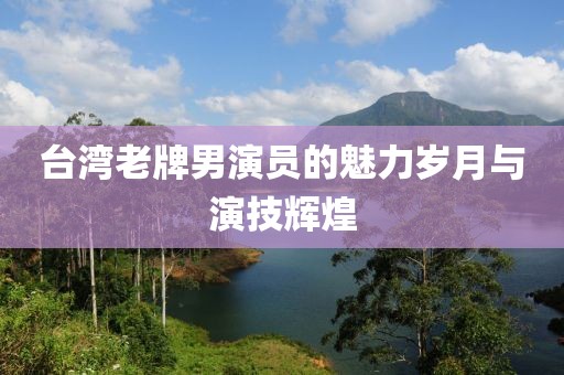 台湾老牌男演员的魅力岁月与演技辉煌