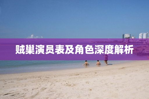 贼巢演员表及角色深度解析