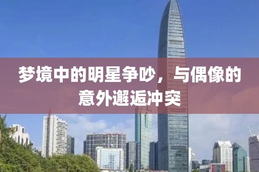 梦境中的明星争吵，与偶像的意外邂逅冲突