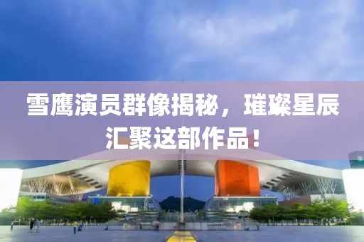 雪鹰演员群像揭秘，璀璨星辰汇聚这部作品！