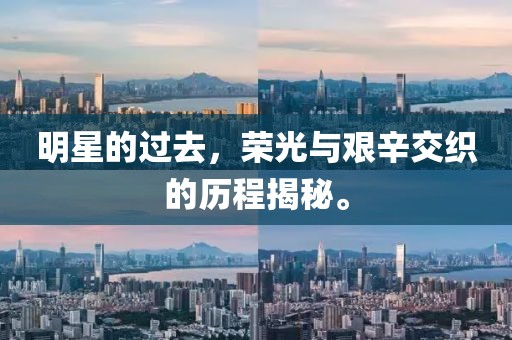 明星的过去，荣光与艰辛交织的历程揭秘。