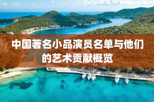 中国著名小品演员名单与他们的艺术贡献概览