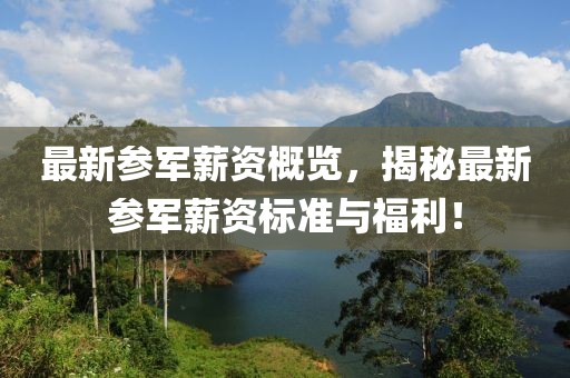 最新参军薪资概览，揭秘最新参军薪资标准与福利！