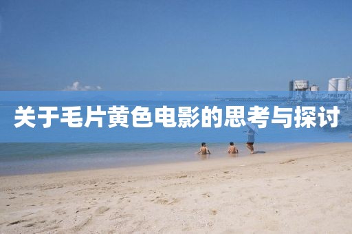 关于毛片黄色电影的思考与探讨