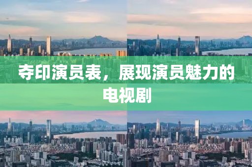 夺印演员表，展现演员魅力的电视剧