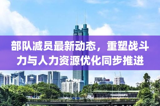 部队减员最新动态，重塑战斗力与人力资源优化同步推进