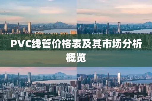 PVC线管价格表及其市场分析概览
