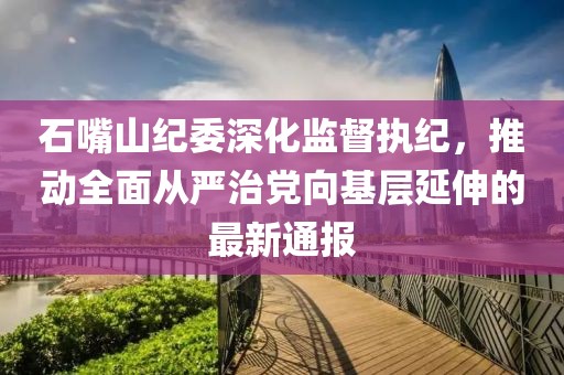 石嘴山纪委深化监督执纪，推动全面从严治党向基层延伸的最新通报