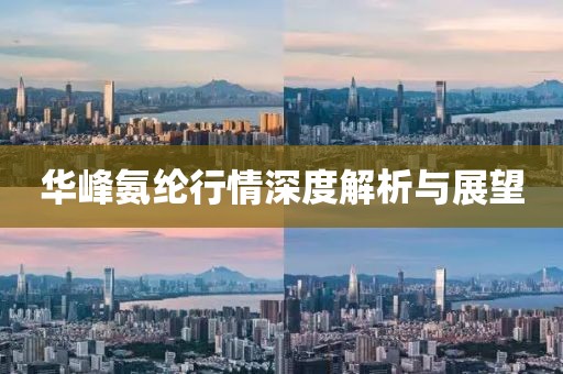 华峰氨纶行情深度解析与展望