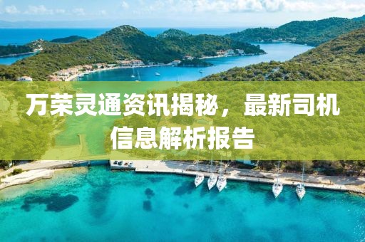 万荣灵通资讯揭秘，最新司机信息解析报告