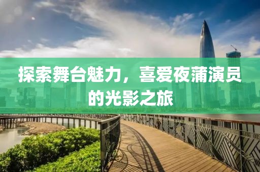 探索舞台魅力，喜爱夜蒲演员的光影之旅
