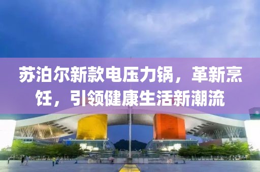 苏泊尔新款电压力锅，革新烹饪，引领健康生活新潮流
