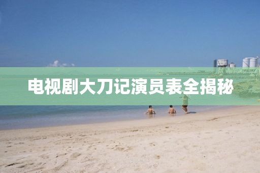 电视剧大刀记演员表全揭秘