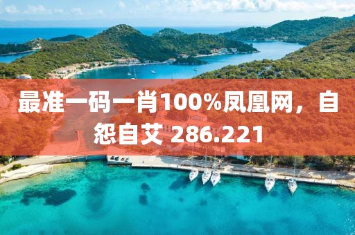 最准一码一肖100%凤凰网，自怨自艾 286.221