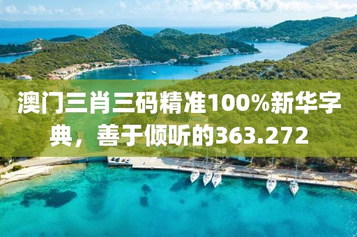 澳门三肖三码精准100%新华字典，善于倾听的363.272