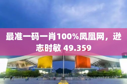 最准一码一肖100%凤凰网，逊志时敏 49.359