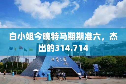 白小姐今晚特马期期准六，杰出的314.714