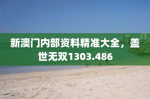 新澳门内部资料精准大全，盖世无双1303.486