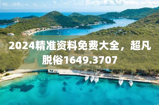 2024精准资料免费大全，超凡脱俗1649.3707