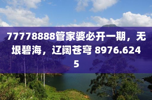 77778888管家婆必开一期，无垠碧海，辽阔苍穹 8976.6245