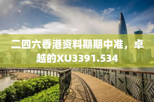 二四六香港资料期期中准，卓越的XU3391.534