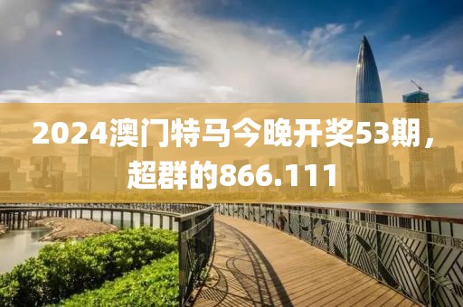 2024澳门特马今晚开奖53期，超群的866.111