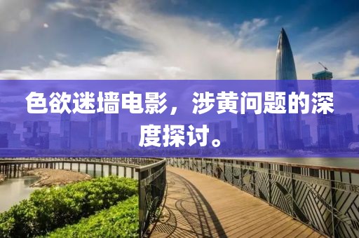 色欲迷墙电影，涉黄问题的深度探讨。
