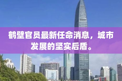 鹤壁官员最新任命消息，城市发展的坚实后盾。