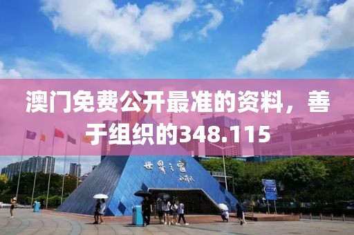 澳门免费公开最准的资料，善于组织的348.115