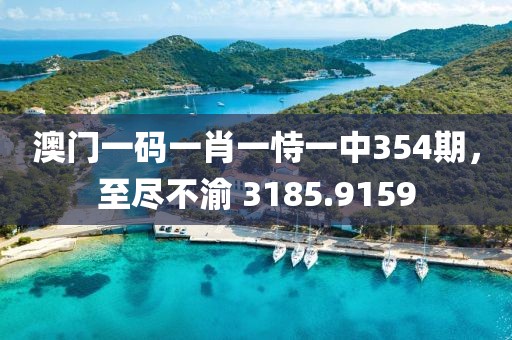 澳门一码一肖一恃一中354期，至尽不渝 3185.9159