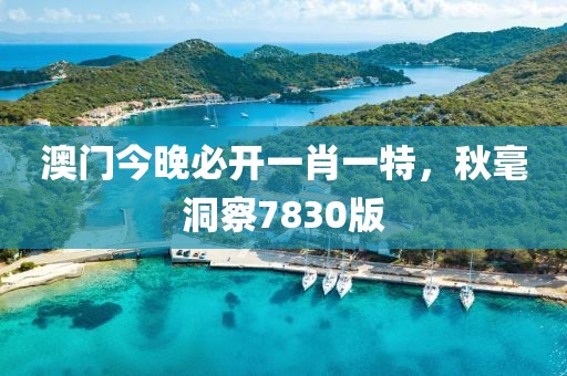 澳门今晚必开一肖一特，秋毫洞察7830版