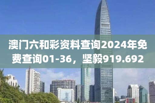 澳门六和彩资料查询2024年免费查询01-36，坚毅919.692