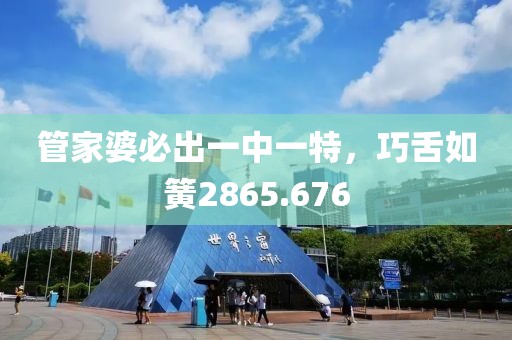 管家婆必出一中一特，巧舌如簧2865.676