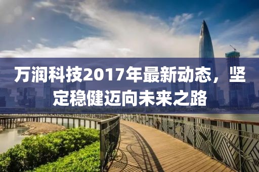 万润科技2017年最新动态，坚定稳健迈向未来之路