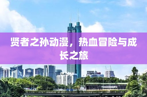 贤者之孙动漫，热血冒险与成长之旅