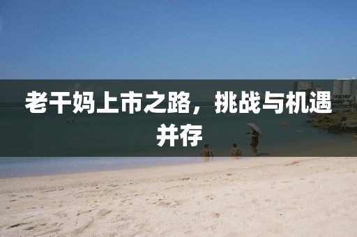 老干妈上市之路，挑战与机遇并存