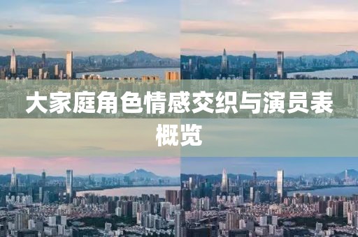 大家庭角色情感交织与演员表概览