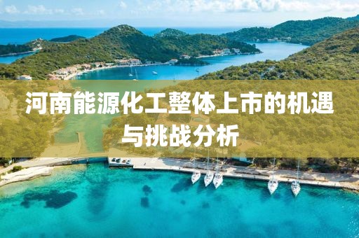 河南能源化工整体上市的机遇与挑战分析