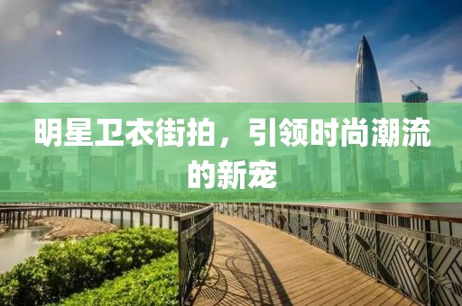明星卫衣街拍，引领时尚潮流的新宠