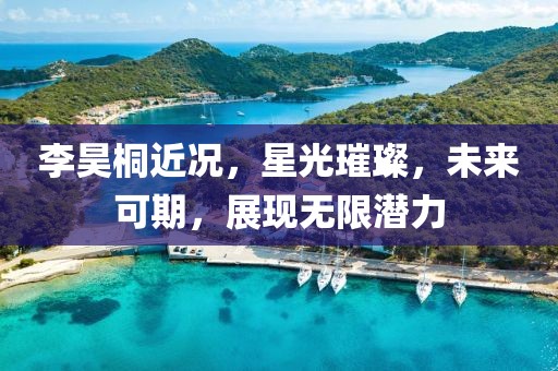 李昊桐近况，星光璀璨，未来可期，展现无限潜力