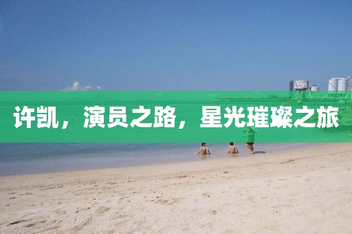 许凯，演员之路，星光璀璨之旅