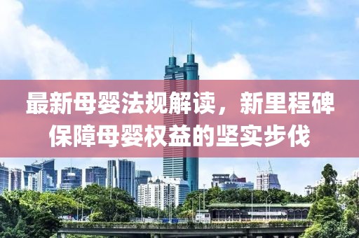 最新母婴法规解读，新里程碑保障母婴权益的坚实步伐
