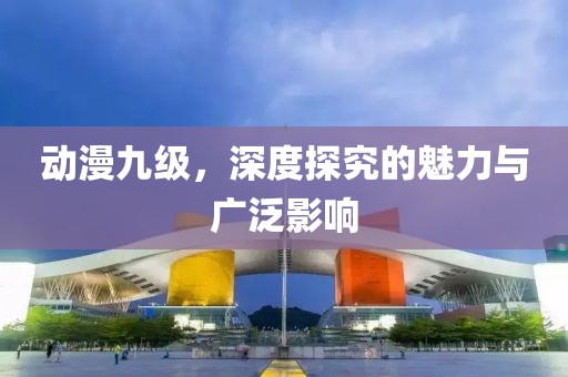 动漫九级，深度探究的魅力与广泛影响