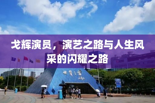 戈辉演员，演艺之路与人生风采的闪耀之路