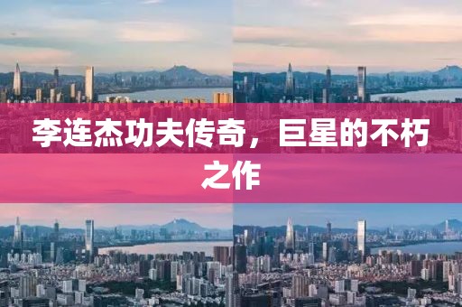 李连杰功夫传奇，巨星的不朽之作