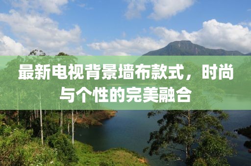 最新电视背景墙布款式，时尚与个性的完美融合