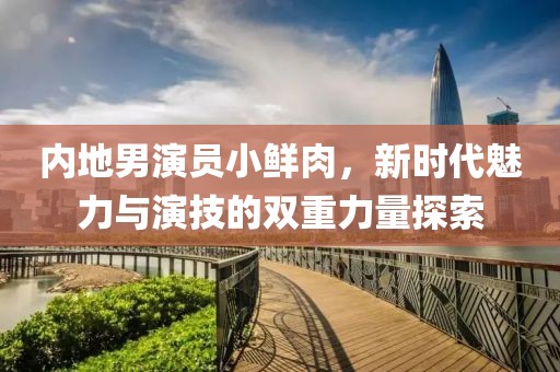 内地男演员小鲜肉，新时代魅力与演技的双重力量探索