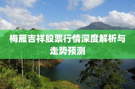 梅雁吉祥股票行情深度解析与走势预测