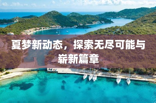 夏梦新动态，探索无尽可能与崭新篇章